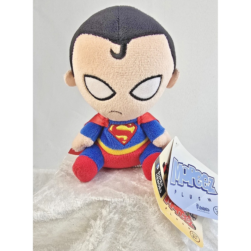 Funko‎ DC Superman Mopeez Plush 5" 2015 Super Heroes Tag Soft Toy Collectible